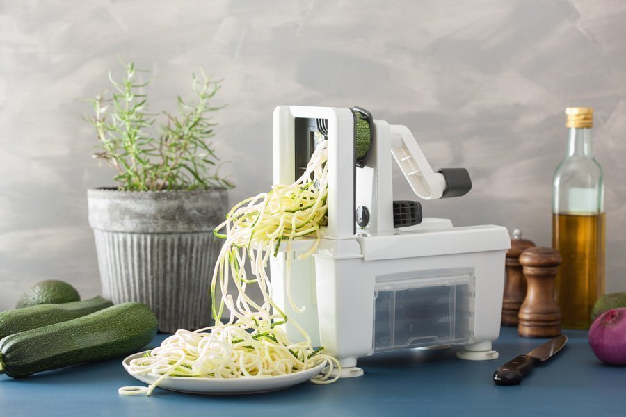 Make creative dishes with a spiralizer