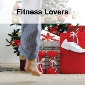 Gym weights and running trainers under the Christmas tree.