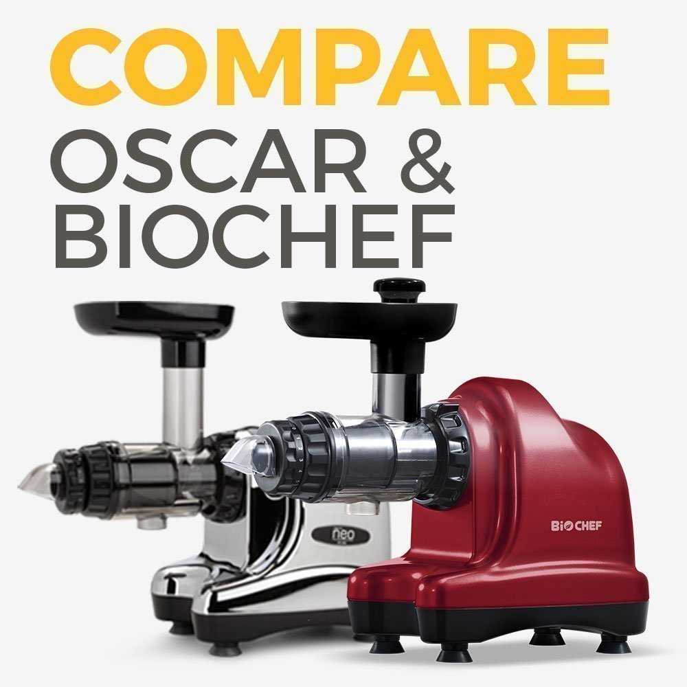 Compare Oscar, Omega & BioChef Juicers