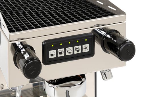 La Scala Butterfly Automatic Deluxe Home Coffee Machine Programmable Volumetric Controls for consistent extraction yields